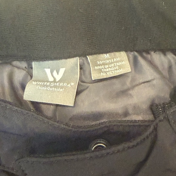 White Sierra Men's Dark Snow Pants - Picture 2 of 7